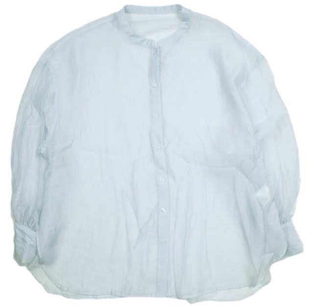 Ray BEAMS レイビームス 21SS シアーバンドカラーシャツ 63-11-0409-803 Free 長袖 トップス g23541