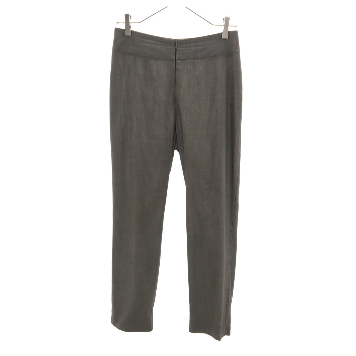 DRIES VAN NOTEN ドリスヴァンノッテン ベルギー製 フロントジップ スラックスパンツ 36 チャコール