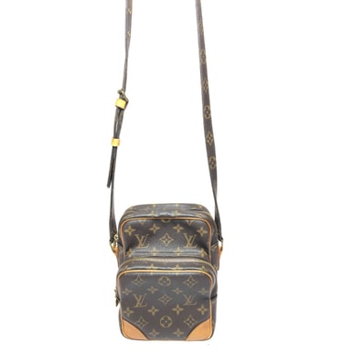 ▼▼LOUIS VUITTON ルイヴィトン レディース ショルダーバッグ 斜め掛け モノグラム アマゾン M45236 ブラウン