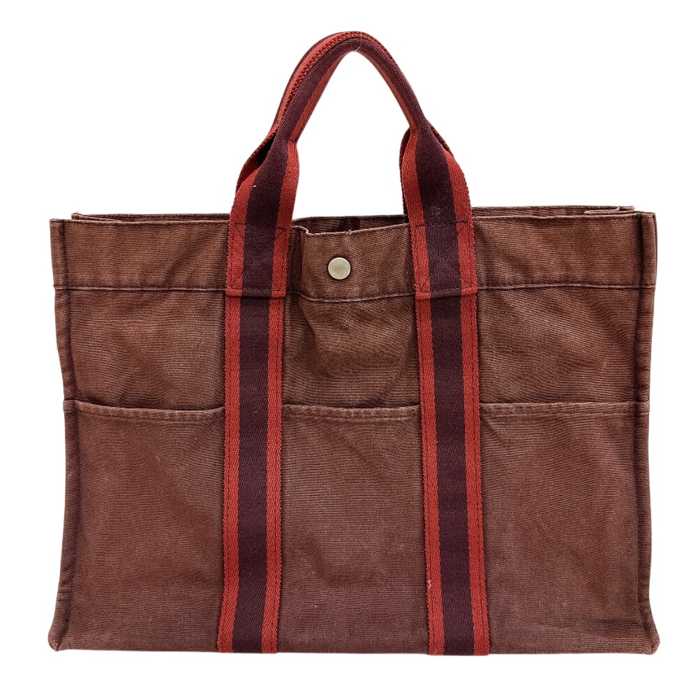 エルメス HERMES トートバッグ フールトゥMM フールトゥMM A4サイズ収納可 ワインレッド
