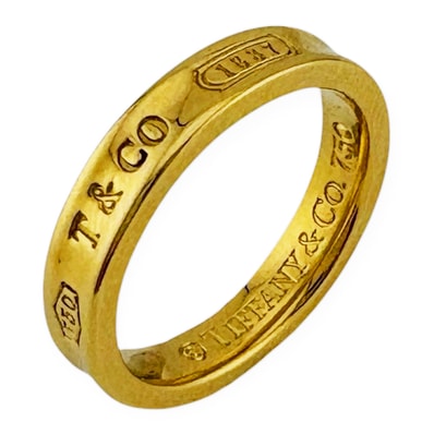ティファニー 1837ナロー リング 指輪 13号 18金 K18イエローゴールド ユニセックス TIFFANY&Co. 中古