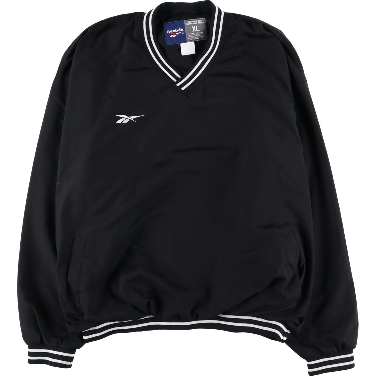古着 00年代~ リーボック Reebok Vネック ナイロンプルオーバー メンズXL相当/eaa603064