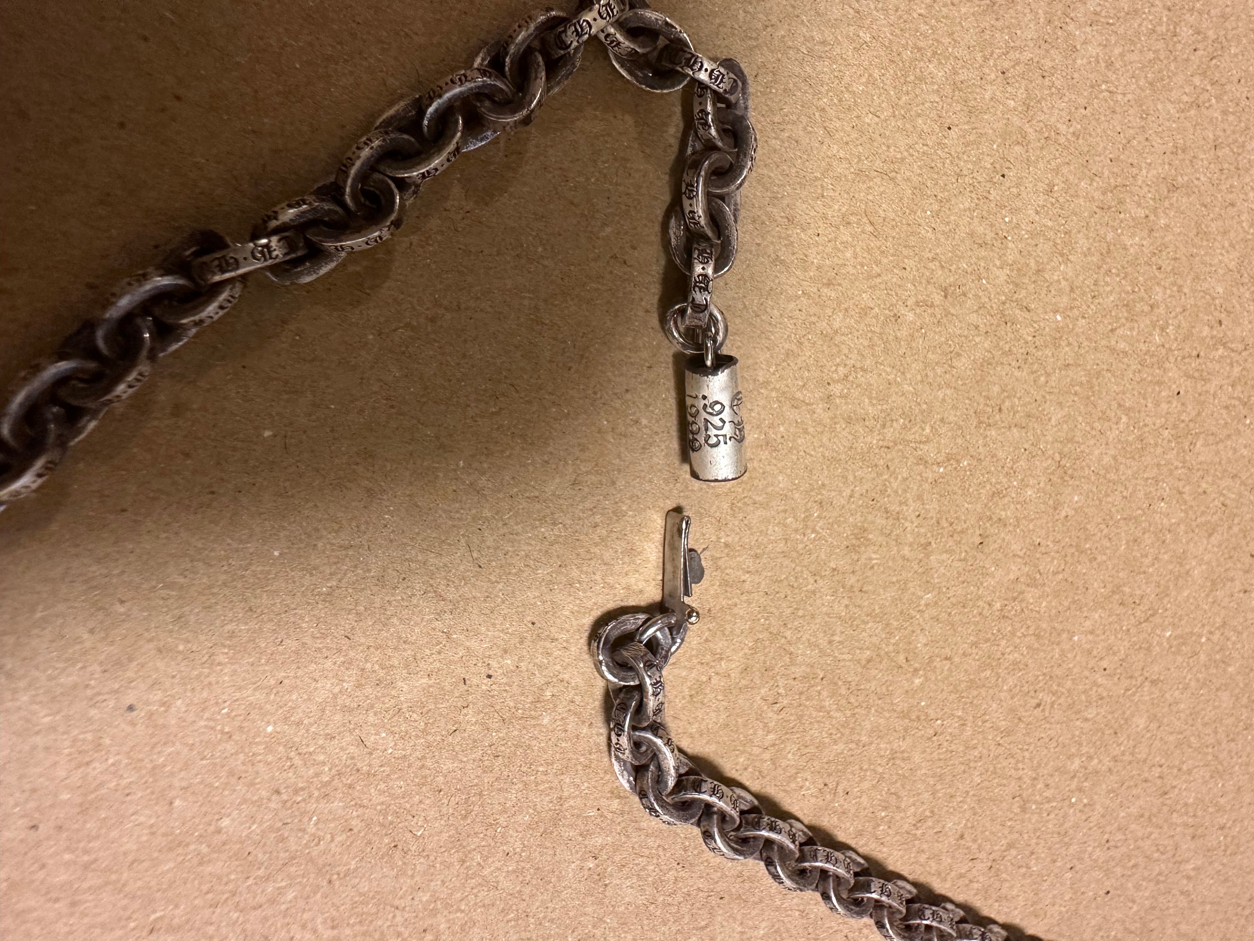 Chrome Hearts Paper Chain Necklace 50cm (20inch) "Silver"