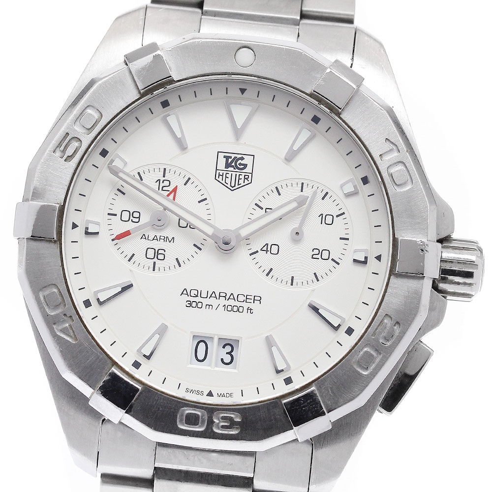 タグホイヤー アクアレーサー アラーム WAY111Y メンズ 【中古】