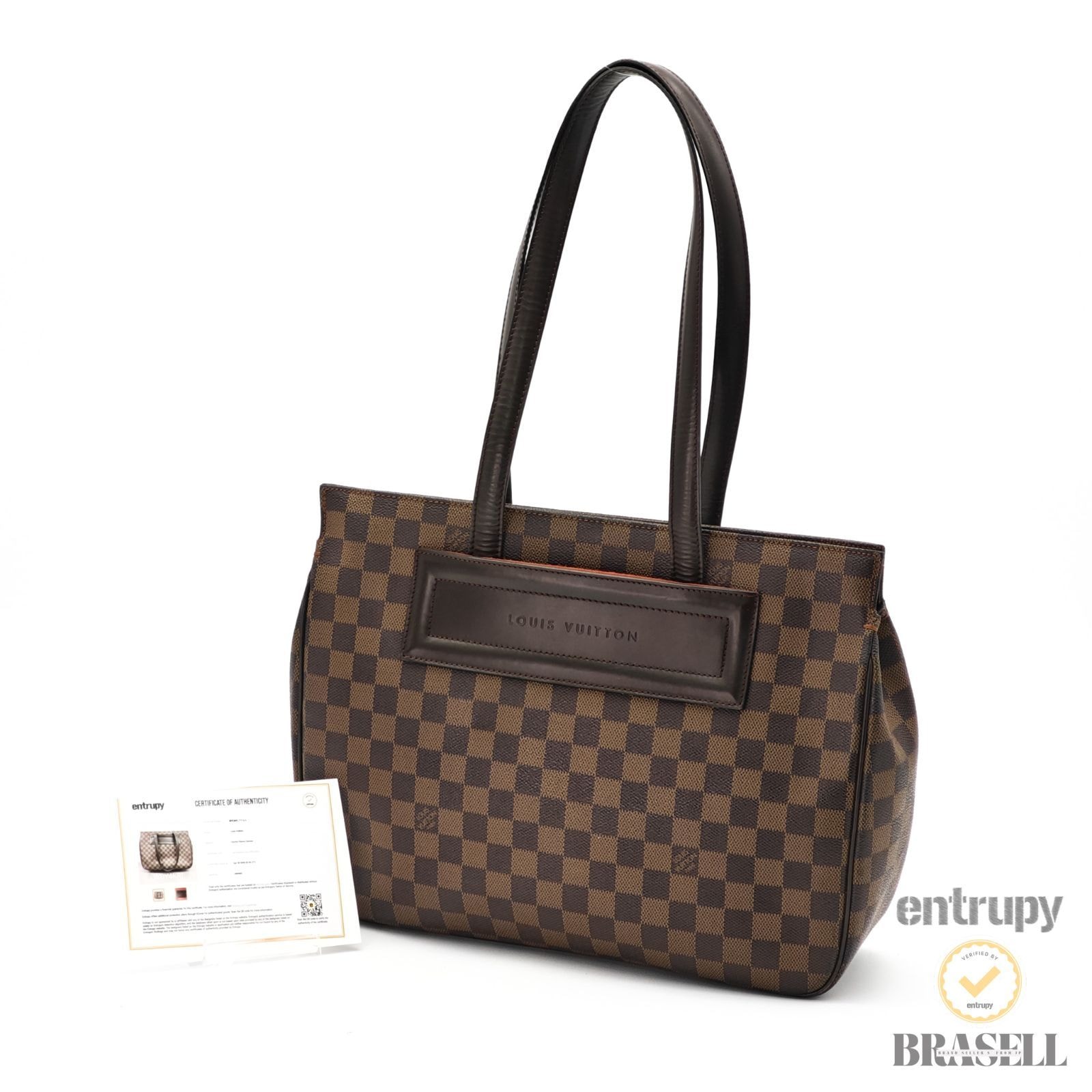 LOUIS VUITTON ルイ・ヴィトン パリオリ PM ダミエ パリオリ PM N51123 AR0969 トートバッグ Damier Ebene Leather Brown レディース