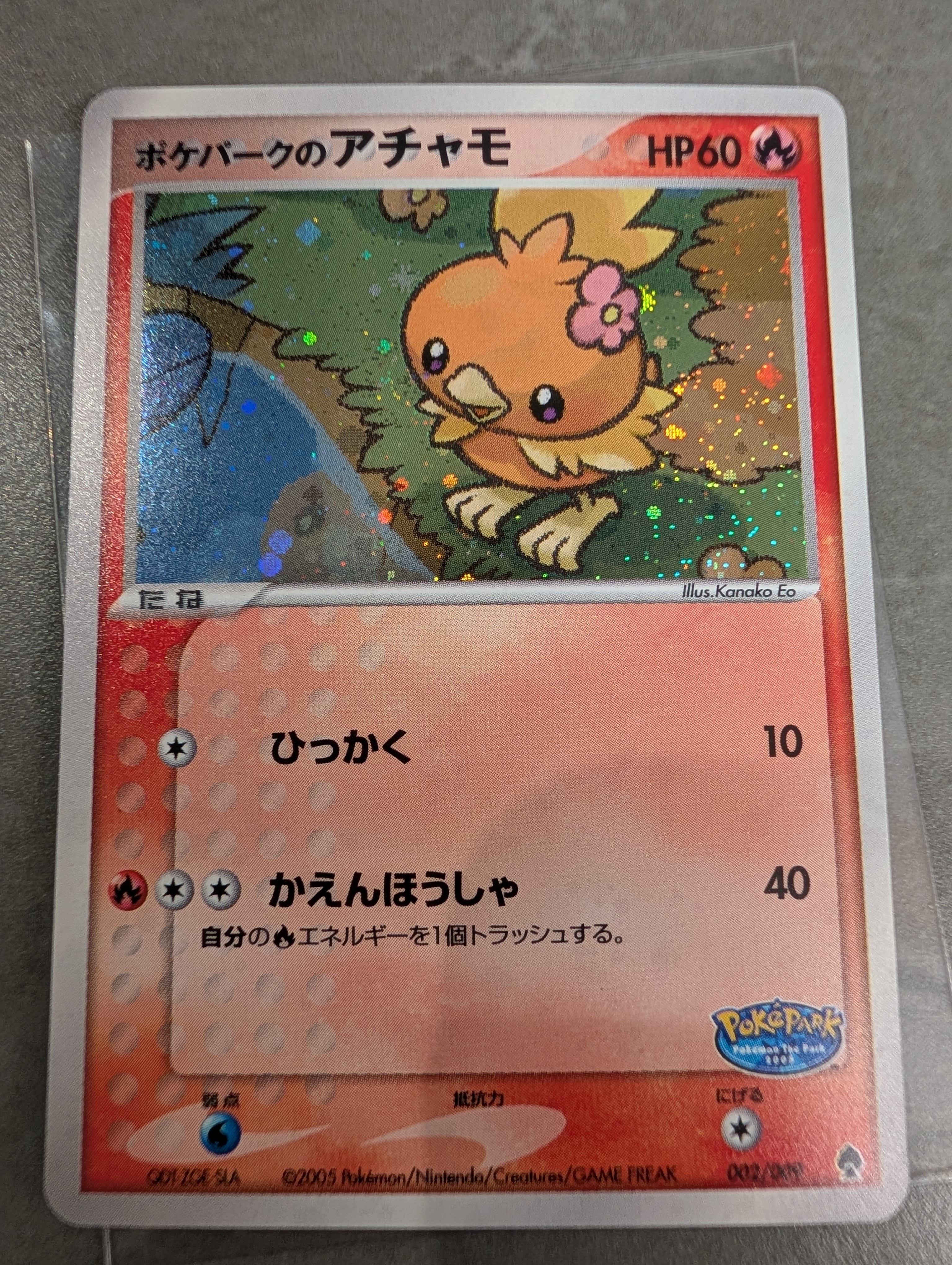 ポケパークのアチャモ [PCG 002/009](ポケパークプレミアムファイル