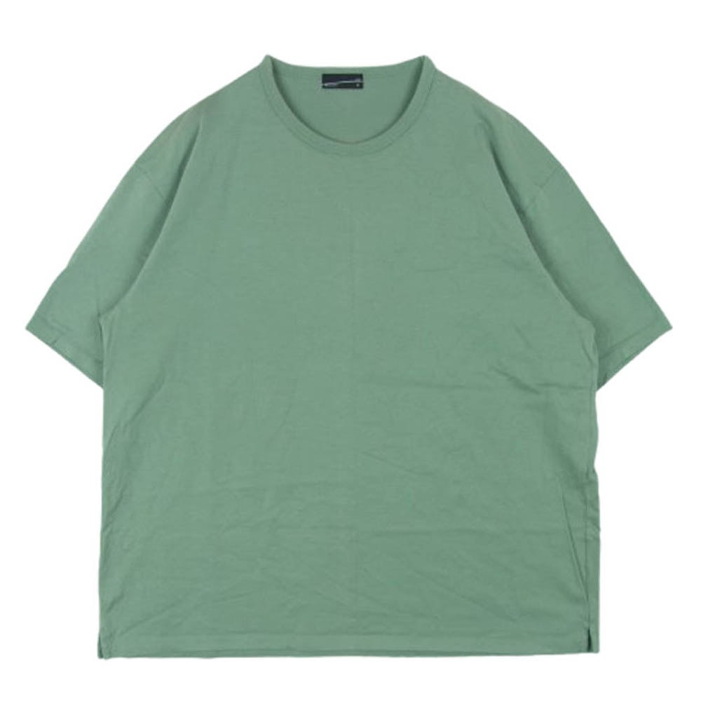 LAD MUSICIAN ラッドミュージシャン 半袖Tシャツ 2220-701 カットソー Tシャツ 半袖 コットン 日本製 グリーン系 42【中古】