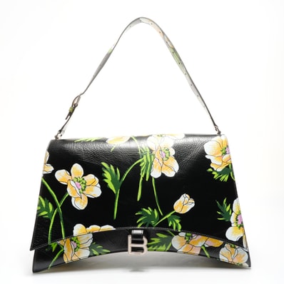 バレンシアガ BALENCIAGA クラッシュ L フローラル ショルダーバッグ【中古】