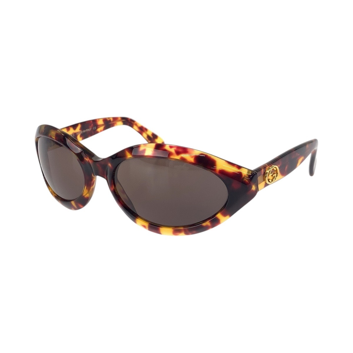 美品　度付き　GUCCI サングラス ブラック/ボルドー グッチ GUCCI GUCCI サングラス GG1826SK スクエア型 ダブルG （007 小物