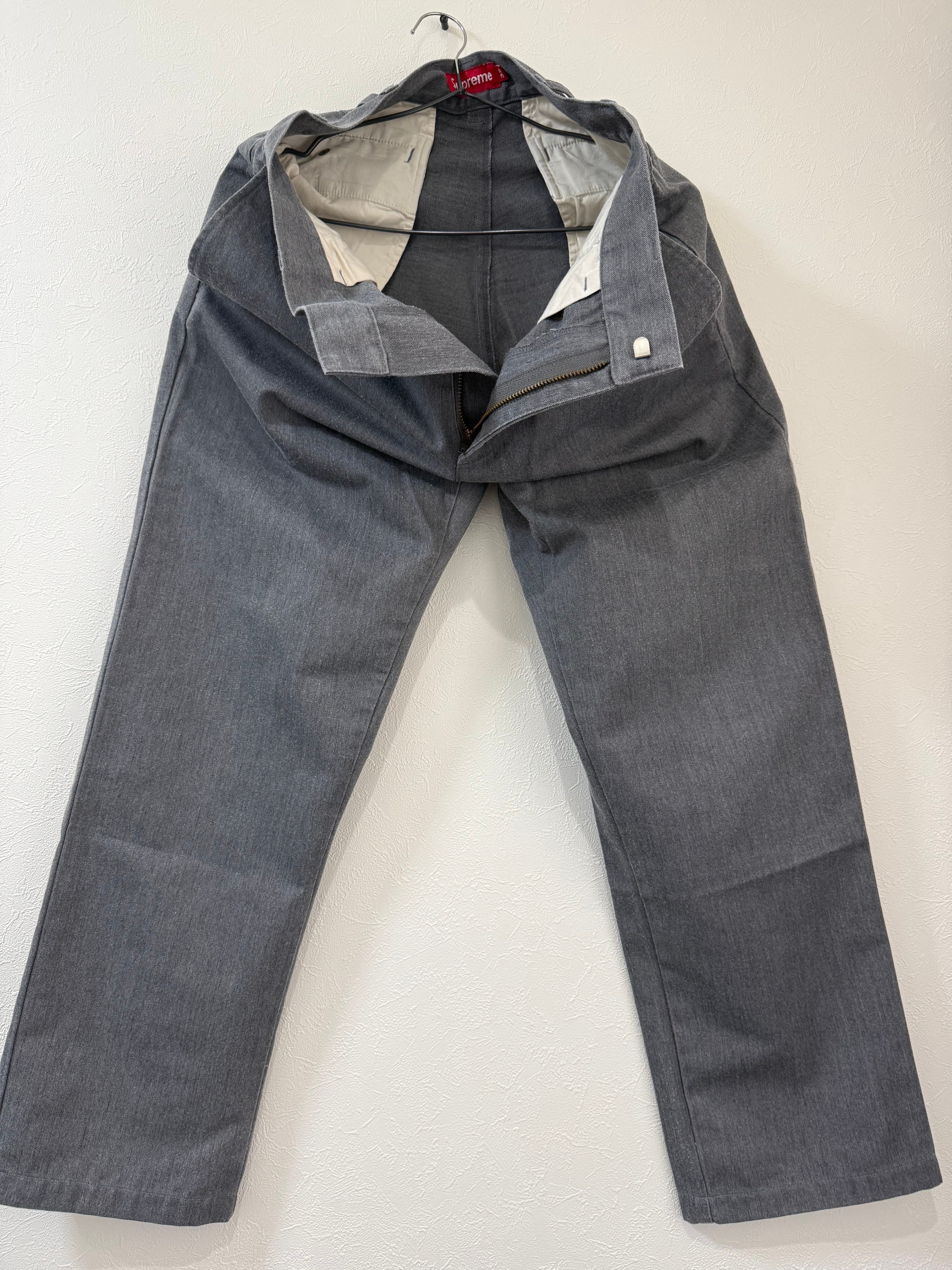 supremeワークパンツ グレーSIZE32