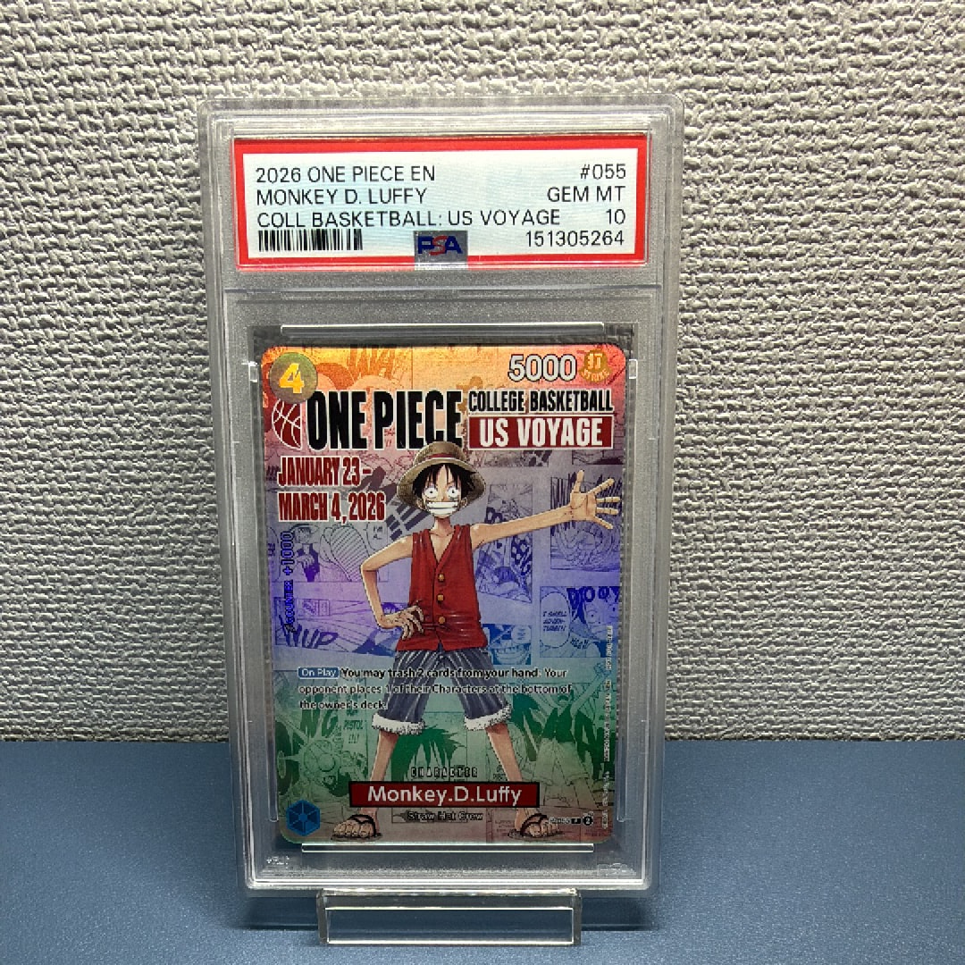 PSA10】モンキー・D・ルフィ：P (開封済) [P-055]【英語版