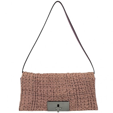 CELINE セリーヌ ハンドバッグ ワンハンドバッグ 肩掛け レザー ピンク シルバー金具 レディース【中古品】