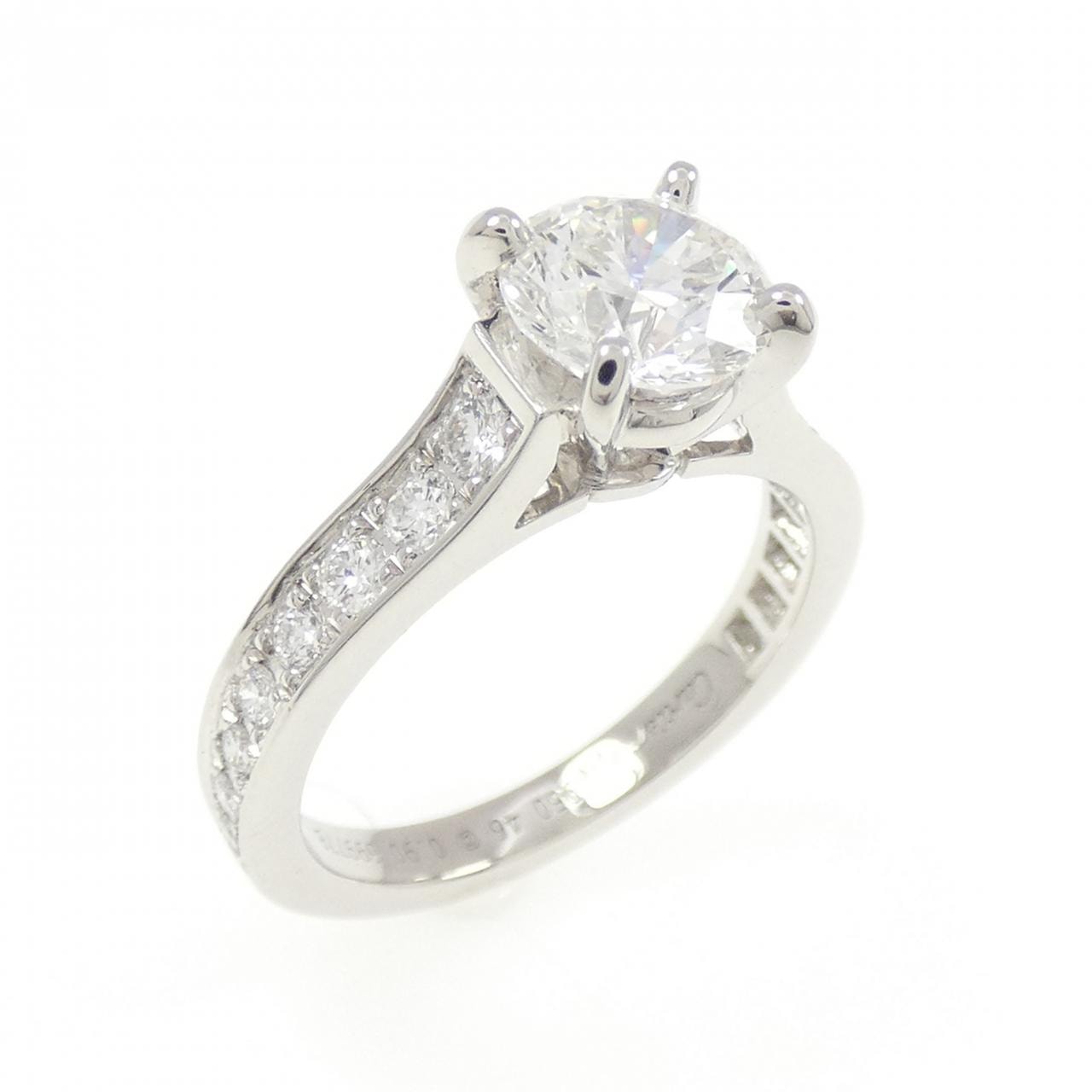 カルティエ 1895 ソリテール リング 0.90CT F VS1 EXT