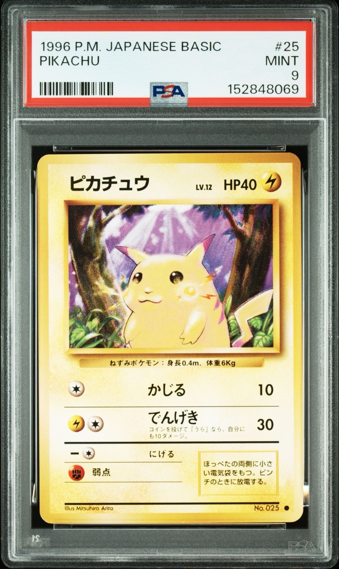 ピカチュウ ● : 旧裏 [PMCG1-2](拡張パック「ポケットモンスター カードゲーム」再販)