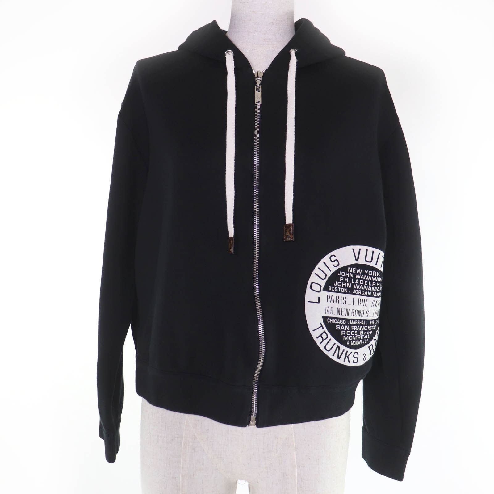 美品 ルイヴィトン パーカー ブラック レディース S