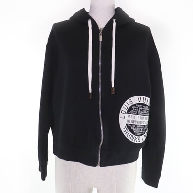 美品 ルイヴィトン パーカー ブラック レディース S
