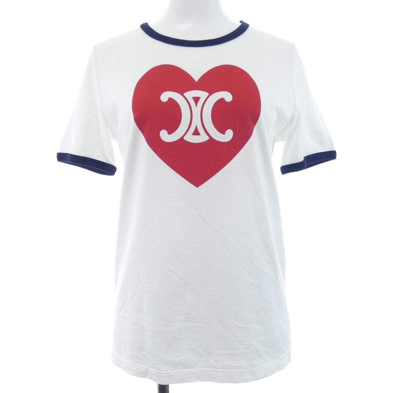 セリーヌ CELINE ハートトリオンフ 2X01L671Q Tシャツ