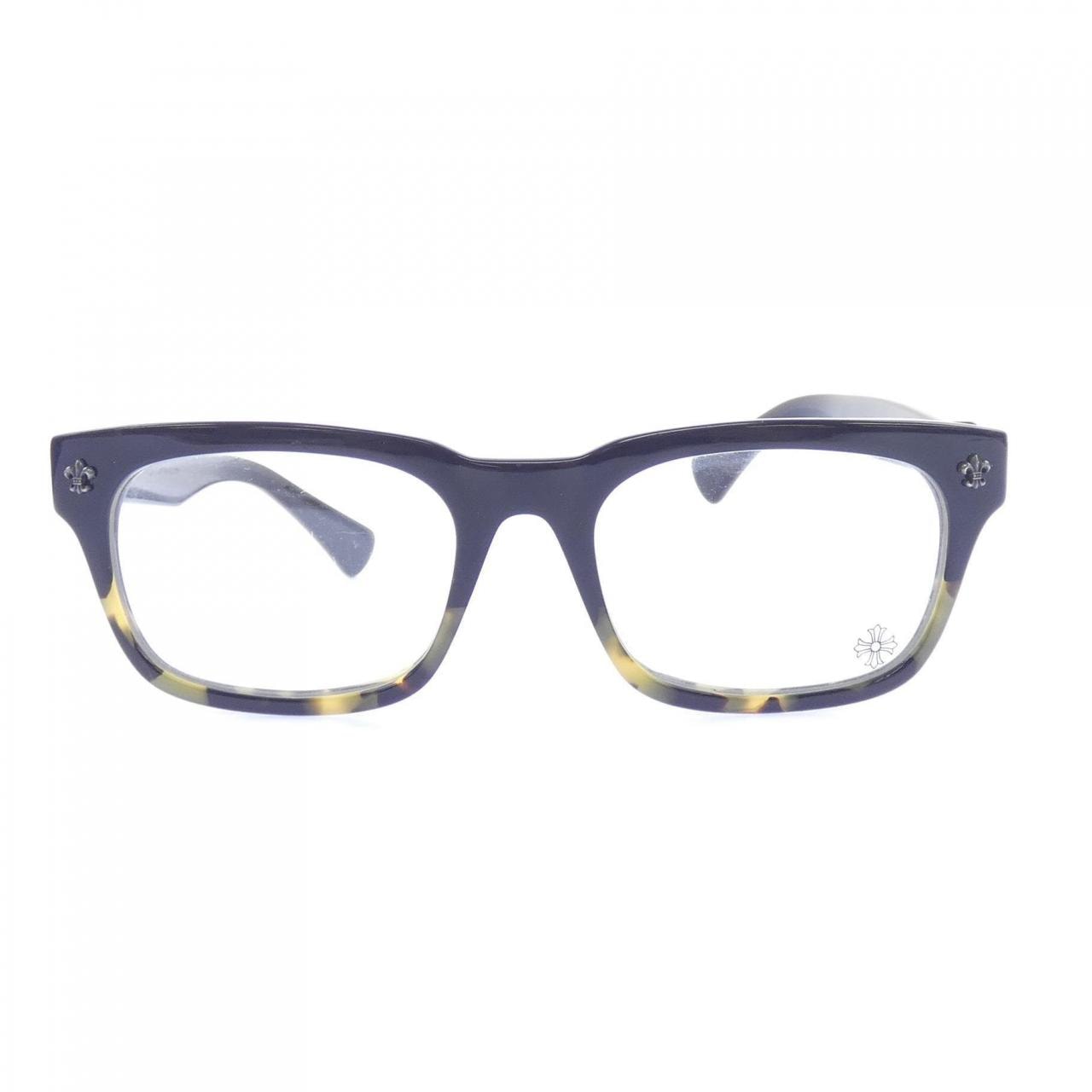 Chrome Hearts GITTIN ANY-A 52 Square Flare "Black Half Brown Tortoise"