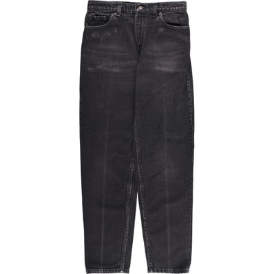 古着 90年代 リーバイス Levi's 550-0260 ブラックデニム テーパードデニムパンツ USA製 メンズw30相当 ヴィンテージ/evb029111