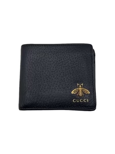 GUCCI Animalier Leather Coin Wallet