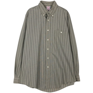 古着 ブルックスブラザーズ Brooks Brothers Est.1818 長袖 ボタンダウンチェックシャツ USA製 メンズM相当/eaa646581