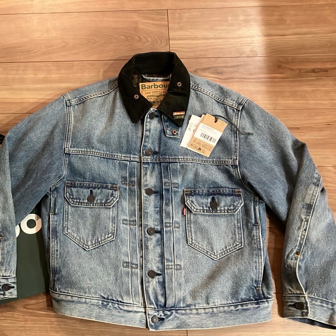 LEVI'S x Barbour Type II Denim Trucker "Washed Indigo"