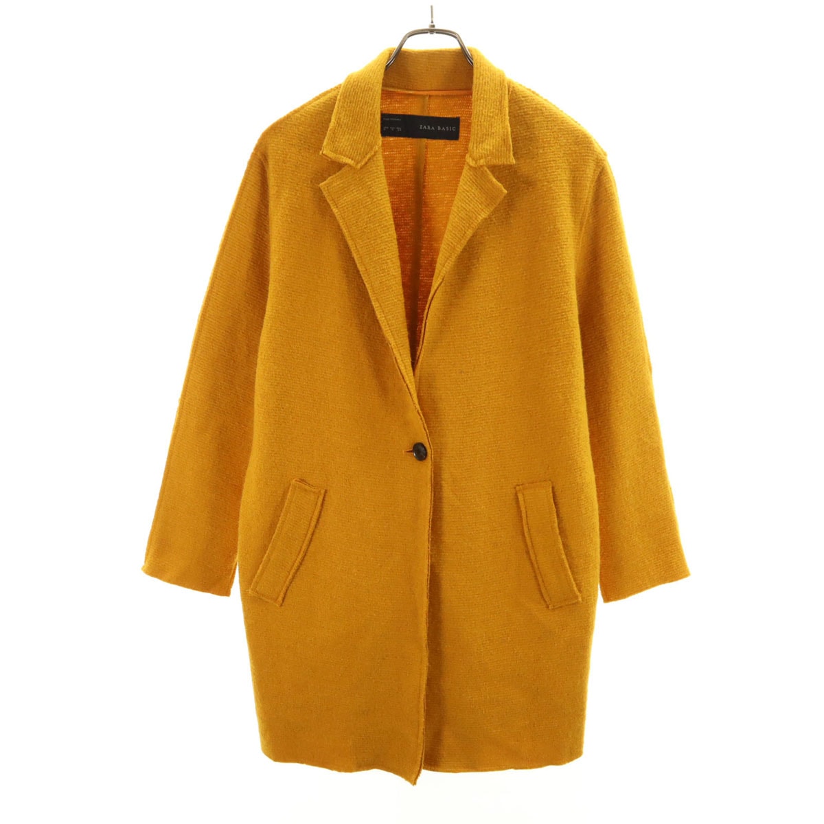 ZARA BASIC ザラベーシック コート M マスタード