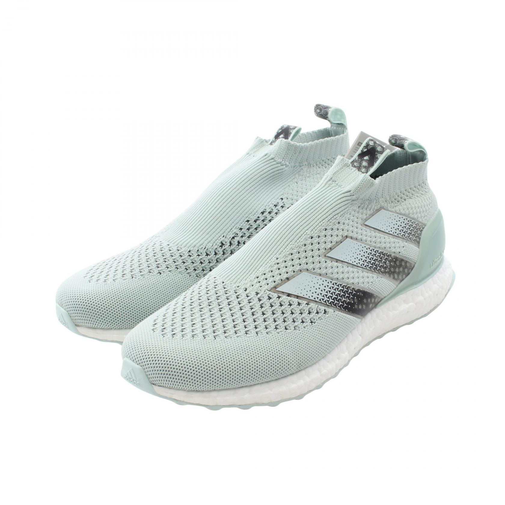 アディダス adidas ACE 16+ PURECONTROL Ultra Boost スリッポン 靴 ファブリック メンズ グリーン系 BY1599 【中古】