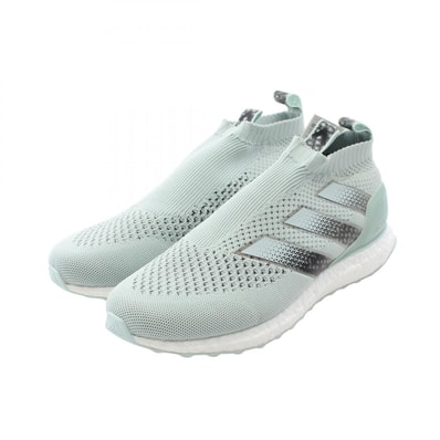 アディダス adidas ACE 16+ PURECONTROL Ultra Boost スリッポン 靴 ファブリック メンズ グリーン系 BY1599 【中古】