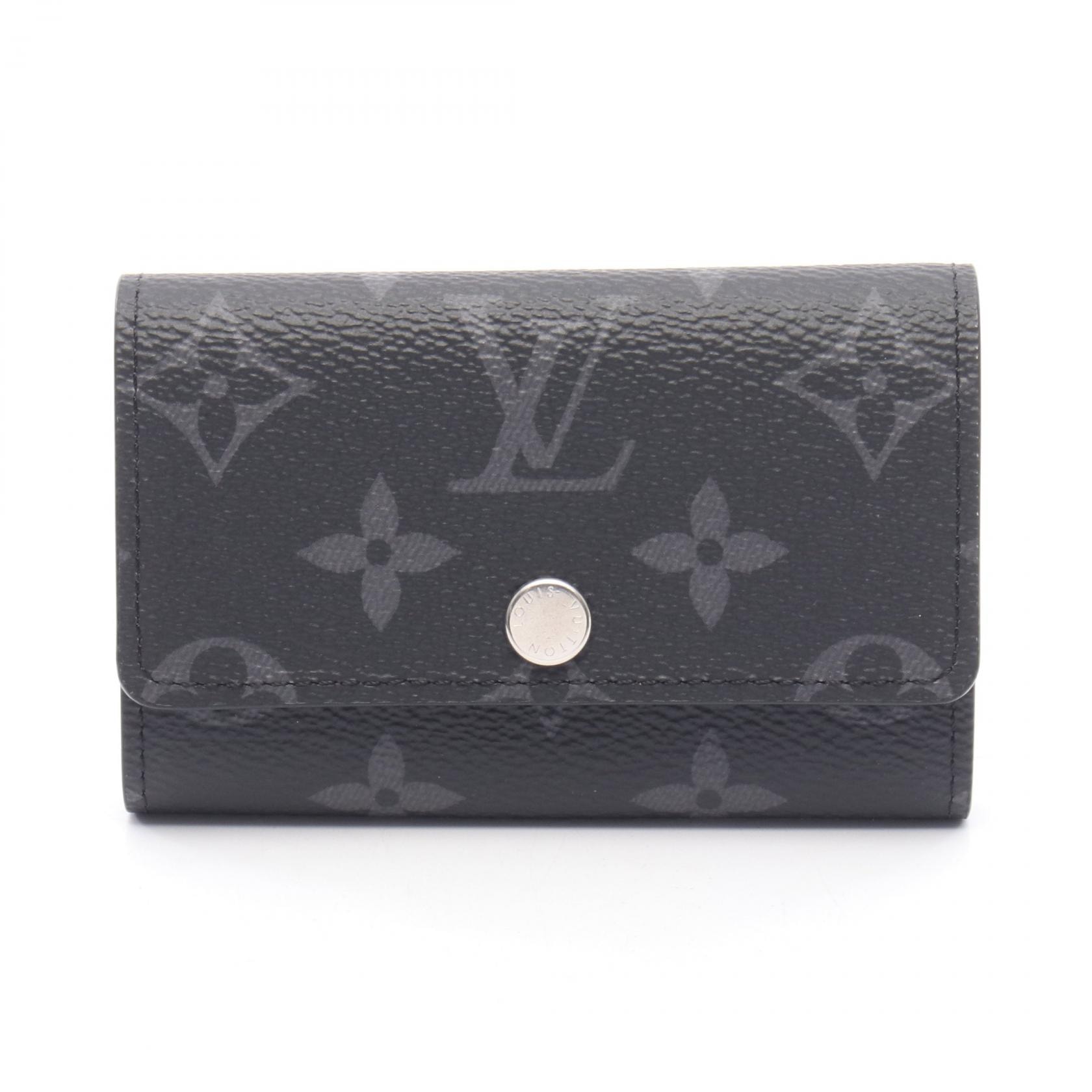 ルイ・ヴィトン LOUIS VUITTON ミュルティクレ6 モノグラムエクリプス キーケース アクセサリー PVCコーティングキャンバス モノグラム・エクリプス メンズ ブラック系 M82603 【中古】