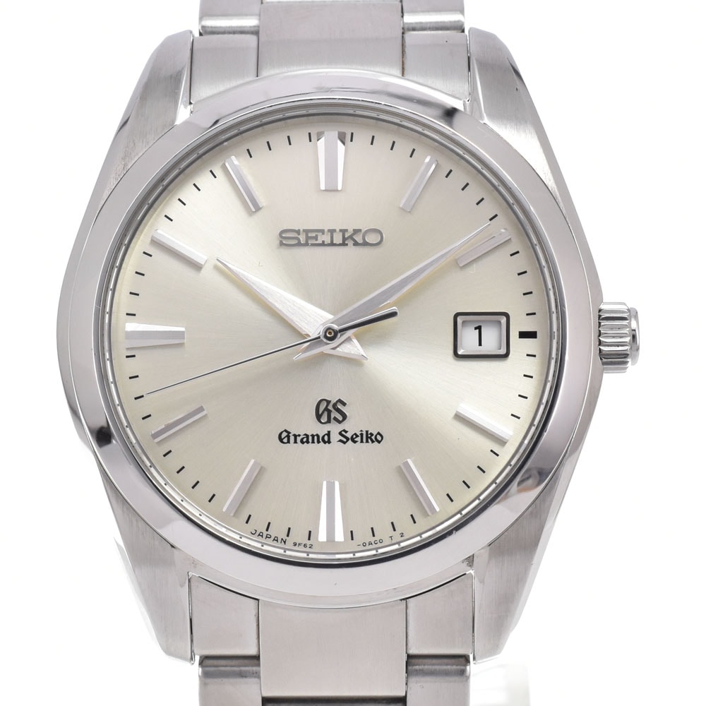 セイコー SEIKO SBGX063/9F62-0AB0 グランドセイコー ヘリテージコレクション デイト シルバー クォーツ メンズ 良品 腕時計 G#149878