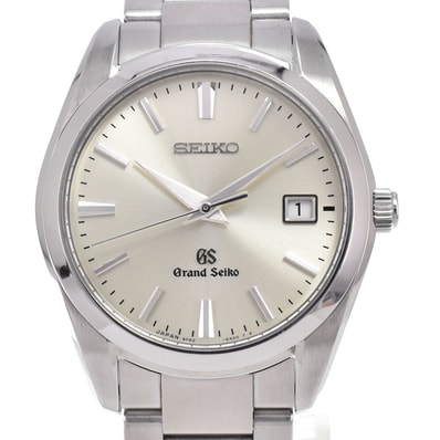 セイコー SEIKO SBGX063/9F62-0AB0 グランドセイコー ヘリテージコレクション デイト シルバー クォーツ メンズ 良品 腕時計 G#149878