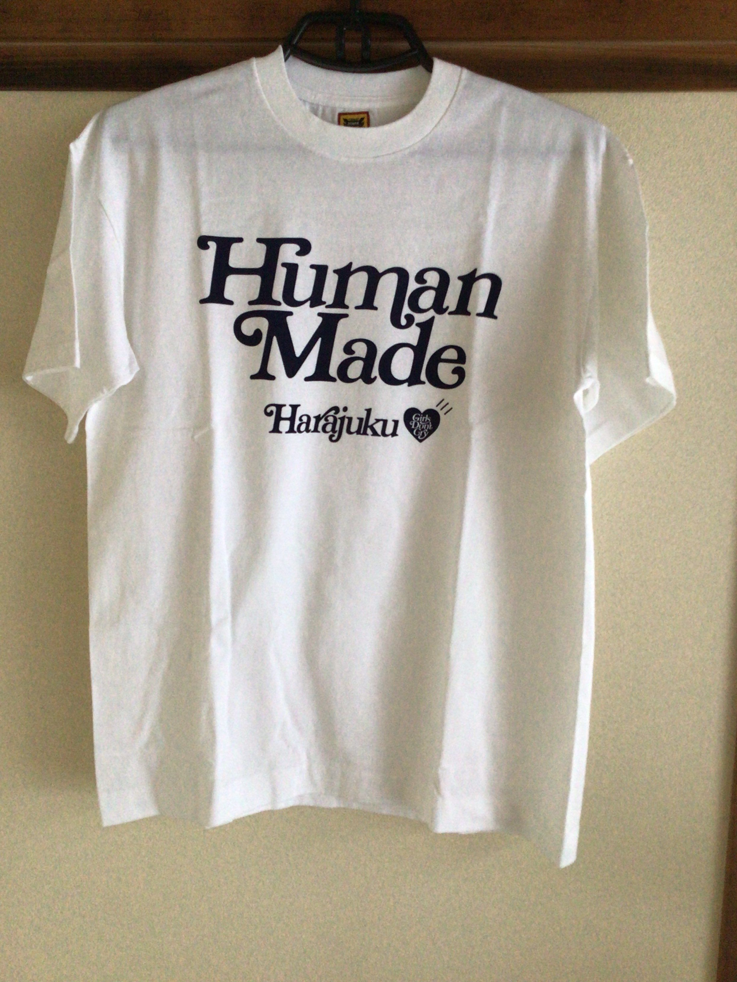 HUMAN MADE Girls Don't Cry Harajuku T-Shirt #1 "White" / VERDY