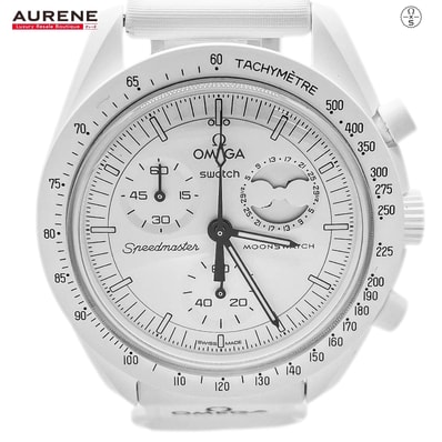 Swatch スウォッチ 腕時計 オメガ OMEGA×Swatch スピードマスター ムーンスウォッチ スヌーピー SO33W700 メンズ
【中古】