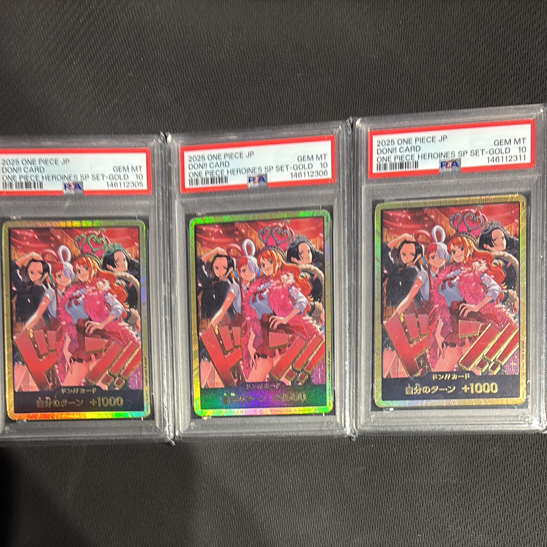 PSA10】ドン!!カード : ロビン&ウタ&ナミ&ハンコック スーパーパラレル