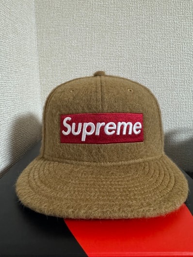 Supreme Brushed Wool Box Logo New Era "Brown"