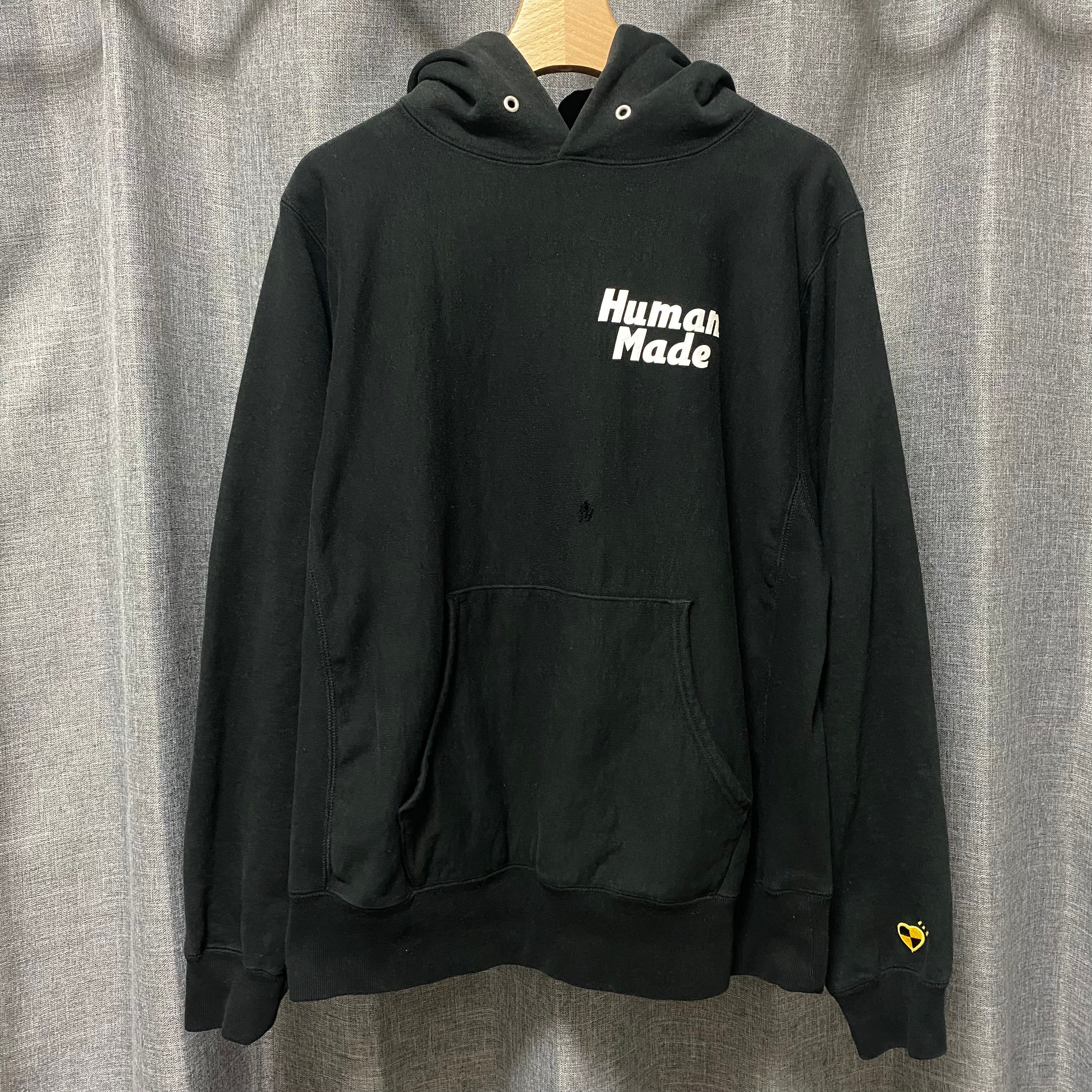 HUMAN MADE A$AP Rocky HUMAN TESTING PIZZA HOODIE "Black"