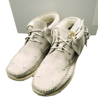 新品 visvim ビズビム 24AW FBT LHAMO-FOLK エフビーティー ハモフォーク モカシン 0124202002002 M9(27.0-27.5cm) SAND ヴィズヴィム 定価162,800円 シューズ g24906
