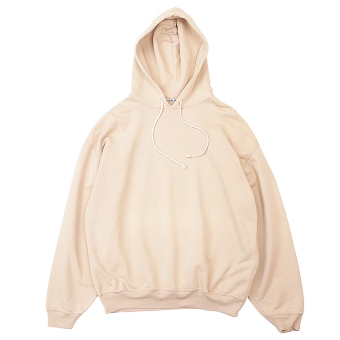 美品 オーラリー フーディー コットン100% パーカー メンズ ベージュ 4 AURALEE