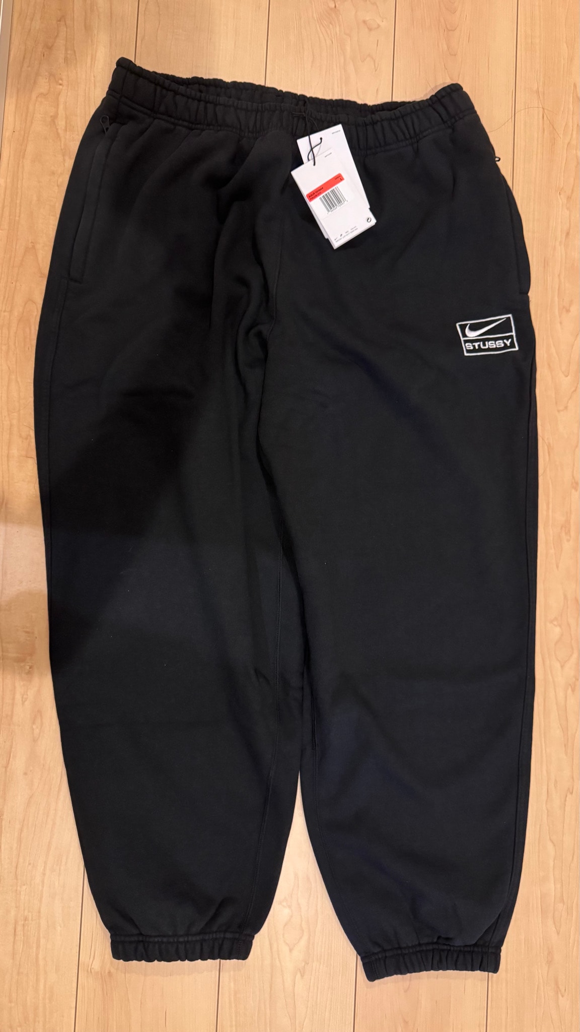 Stussy x Nike Fleece Pant "Black" (Asia Size) FN5236-010