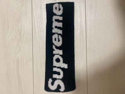 Supreme / New Era® Big Logo Headband "Black"