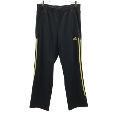 adidas アディダス トラックパンツ M ブラック ジャージ