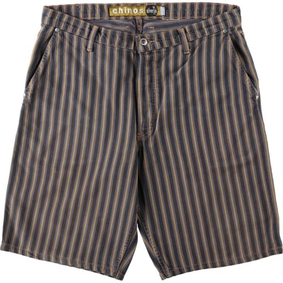 古着 90年代 リーバイス Levi's SILVER TAB シルバータブ CHINOS ストライプ柄 チノショーツ ショートパンツ メンズw34相当 ヴィンテージ/evb035538