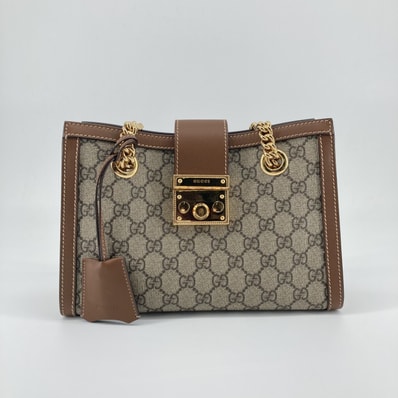 GUCCI(グッチ) GG スモール 498156 ショルダーバッグ ベージュ×ブラウン