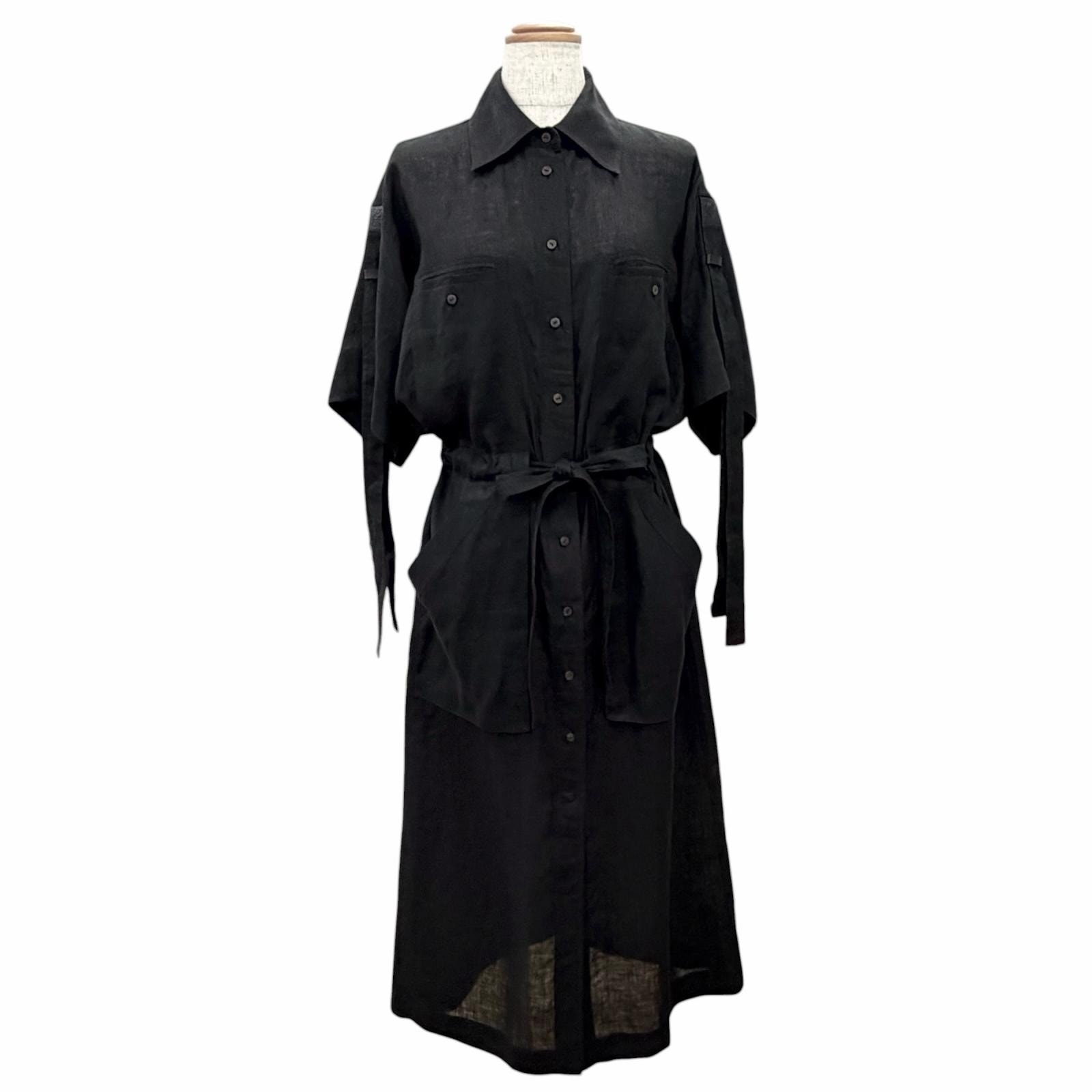 極美品 ロエベ パウラズイビザ ワンピース ブラック 34 S616Y09W15