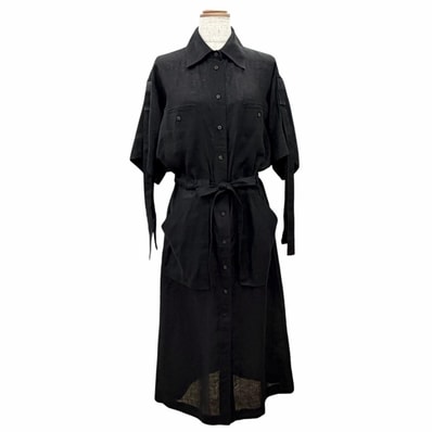 極美品 ロエベ パウラズイビザ ワンピース ブラック 34 S616Y09W15