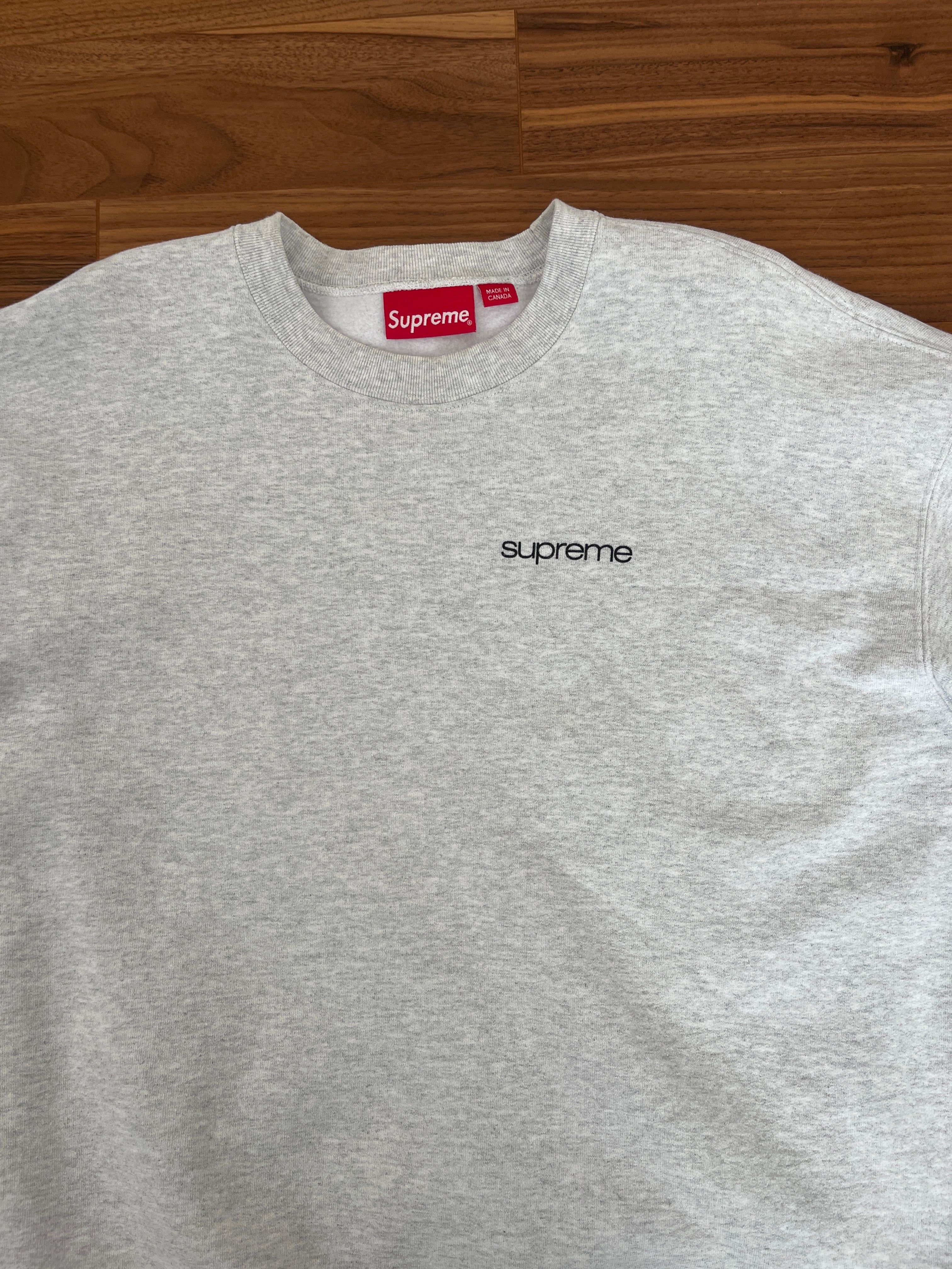Supreme Nyc Crewneck "Ash Grey"