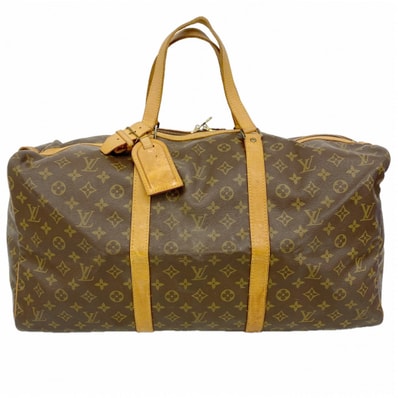 【6dd4778】ルイヴィトン ボストンバッグ モノグラム サックスプール55 M41622 ブラウン【中古】メンズ レディース ユニセックス