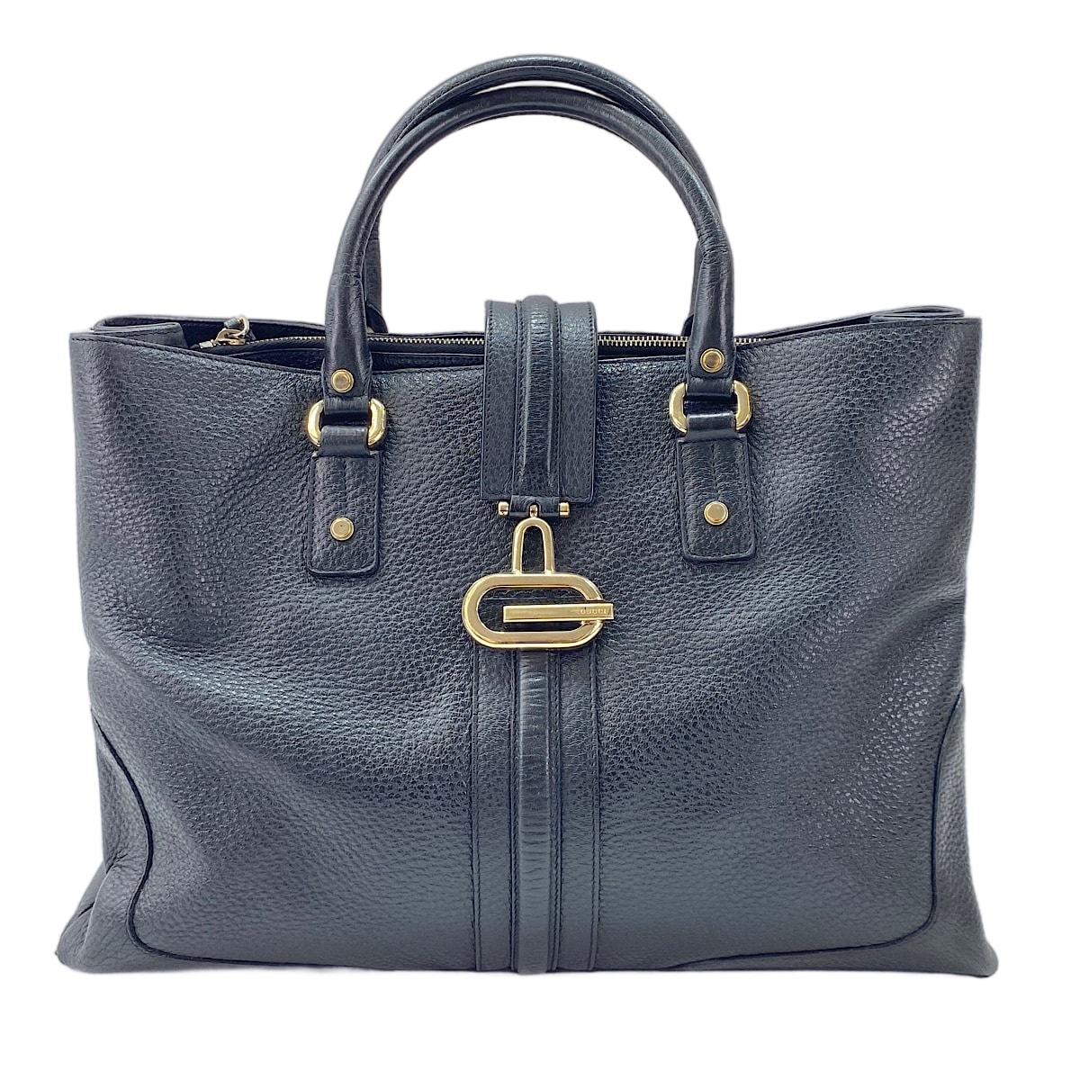 グッチ GUCCI レザー トートバッグ【中古】