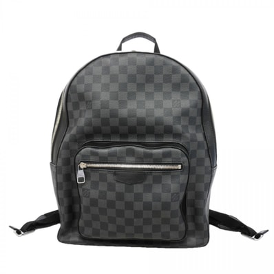 【6gc3266-k】ルイヴィトン リュック・デイパック ダミエ・グラフィット ジョッシュ N41473 ブラック グレー【中古】メンズ